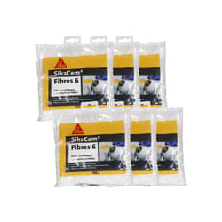 Sika - Lot de 6 Fibres micro-synthétiques Cem - Pour bétons et mortiers - Fibres 6 - 150 g
