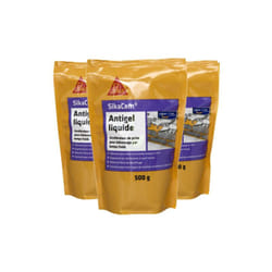 Lot de 3 antigels liquides Sika Sika Cem Accélérateur pour bétonnage par temps froid - 500 g