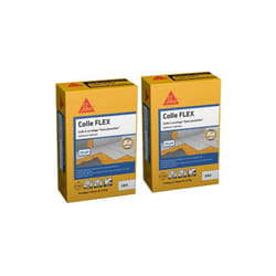 Lot de 2 colles à carrelage Sika Sika Ceram 200 Flex - Gris - 2,5 kg