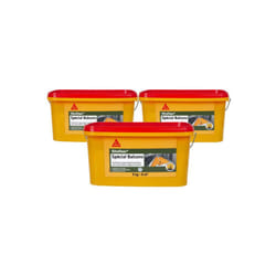 Lot de 3 revêtements acrylique imperméable Sika Sika floor Spécial Balcon - Gris - 5kg
