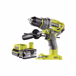 Présentation : Pack RYOBI Perceuse-visseuse à percussion Brushless One+ R18PD7-0 - 1 Batterie 4.0Ah - 1 Chargeur rapide RC181 ...