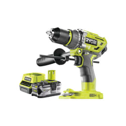 Ryobi - Pack Perceuse-visseuse à percussion Brushless One+ R18PD7-0 - 1 Batterie 4.0Ah - 1 Chargeur rapide RC18120-140