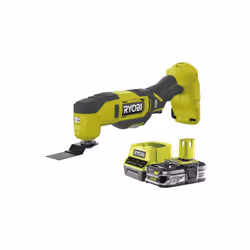 Présentation : Pack RYOBI Multitool 18V One+ RMT18-0 - 1 Batterie 2.5Ah - 1 Chargeur rapide RC18120-125 qui contient un outil ...