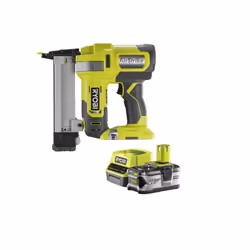Présentation : Pack RYOBI Agrafeuse à air comprimé 18V One+ R18GS18-0 - 1 Batterie 4.0Ah - 1 Chargeur rapide RC18120-140 , av ...