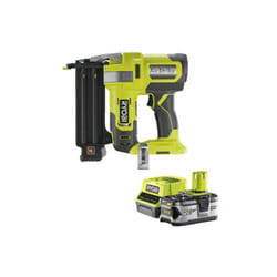 Ryobi - Pack Cloueur d'assemblage air comprimé 18V One+ R18GN18-0 - 1 Batterie 4.0Ah - 1 Chargeur rapide RC18120-140
