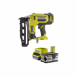 Présentation : Pack RYOBI Cloueur de finition à air comprimé 18 V One+ R16GN18-0 - 1 Batterie 5.0Ah - 1 Chargeur rapide RC181 ...