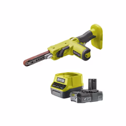 Présentation : Le pack RYOBI Lime électrique 18V One+ R18PF-0 - 1 batterie 2.0Ah - 1 chargeur , est composé d'une ponceuse de ...