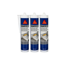 Sika - Lot de 3 mastics silicone universel sil-P Marine - Transparent - 300ml