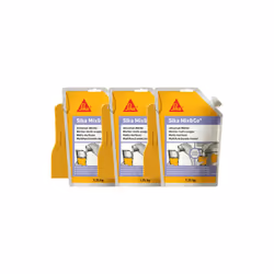 Présentation : Mortier de réparation prêt à mélanger - SIKA Mix & Go - Gris - 1,25kg , très simple à manipuler, ce produit de ...
