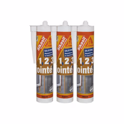 Présentation : Le Mastic silicone SIKA Sikasil construction - Transparent - 300ml , un mastic silicone universel permettant d ...