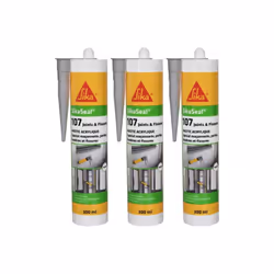 Présentation : Mastic acrylique SIKA Sikaseal 107 Joint et fissure - Gris - 300ml , facile à mettre en oeuvre, ce mastic plas ...