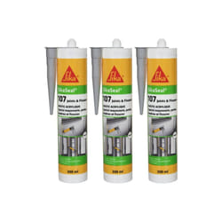 Sika - Lot de 3 mastics acryliques seal 107 Joint et fissure - Gris - 300ml