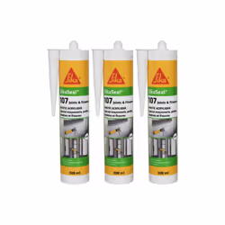 Présentation : Mastic acrylique SIKA Sikaseal 107 Joint et fissure - Blanc - 300ml , facile à mettre en oeuvre, ce mastic pla ...
