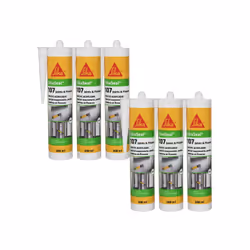 Présentation : Mastic acrylique SIKA Sikaseal 107 Joint et fissure - Blanc - 300ml , facile à mettre en oeuvre, ce mastic pla ...