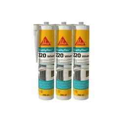 Sika - Lot de 3 mastics haute performance Hyflex 220 Window - Blanc - 290ml