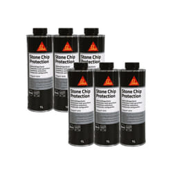 Lot de 6 revêtements anti-gravillons Sika Sika gard 6470 - Noir - 1L