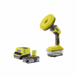 Présentation : Le pack RYOBI Brosse motorisée 18V One+ R18CPS-0 - 1 Batterie 2.5Ah - 1 Chargeur rapide - RC18120-125 , compre ...