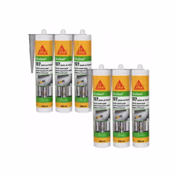 Présentation : Mastic acrylique SIKA Sikaseal 107 Joint et fissure - Gris - 300ml , facile à mettre en oeuvre, ce mastic plas ...