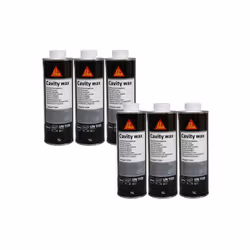 Présentation : Ce lot de 6 cires thixotrope anti-corrosion SIKA Sikagard 6250 - 1L - Blanc est spécialement conçu pour protég ...