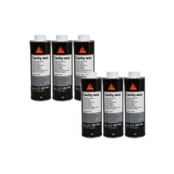 Sika - Lot de 6 cires thixotrope anti-corrosion gard 6250 - 1L - Blanc