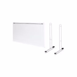 Présentation : Ce pack ADAX Radiateur électrique connecté blanc - 800 W - Pieds pour radiateur P blancs comprend un radiateur ...