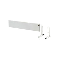 Adax - Pack Radiateur électrique blanc - 800 w - 1050x200x90mm - Neo Basic NL08 kdt - Pieds pour radiateur l blancs - 195x145mm
