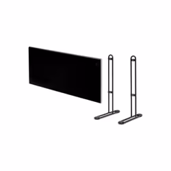Présentation : Ce pack ADAX Radiateur électrique noir - 1000 W - Pieds pour radiateur P noirs comprend un radiateur qui combi ...