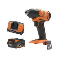 Pack AEG 18V - Visseuse à chocs 200Nm - Batterie 4.0 Ah - Chargeur