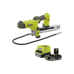Pack Ryobi pompe à graisse 18V R18GG-0 - 1 batterie 2.0Ah - 1 chargeur rapide RC18120-120