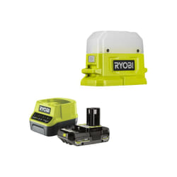 Ryobi - Pack Lanterne led RLC18-0 - 18V One+ 500 Lumens - 1 batterie 2.0Ah - 1 chargeur rapide RC18120-120