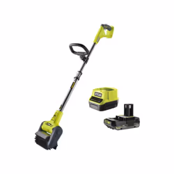 Présentation : Le pack RYOBI contient un nettoyeur de sol 18V One+ et ses accessoires : une batterie 2.0Ah, un chargeur rapid ...