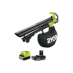 Pack Ryobi Souffleur Aspiro-Broyeur OBV18 - 18V One+ Brushless - 1 Batterie 2.0Ah - 1 Chargeur rapide