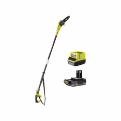Présentation : Le pack RYOBI est composé d'un élagueur à chaine sur perche 18V One+ OPP1820 et ses accessoires : une batterie ...