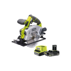 Ryobi - Pack Scie circulaire RWSL1801M - 18V One+ - 1 Batterie 2.0Ah - 1 Chargeur rapide