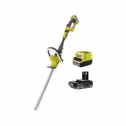 Présentation : Le pack RYOBI est composé d' un taille-haies 18V One+ sur bras articulé OHT1850X et ses batteries : une batter ...