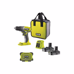 Description générale Le Pack RYOBI - Perceuse Visseuse R18DD2-220S est un ensemble complet pour tous vos projets de bricolage ...
