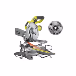 Description générale Ce pack RYOBI comprend une scie à onglet radiale électrique RYOBI - EMS216L et une lame carbure de 48 de ...