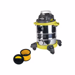 Présentation : Ce pack RYOBI est composé d'un aspirateur eau et poussière RYOBI - RVC-1220I-G et de ses accessoires : un filt ...