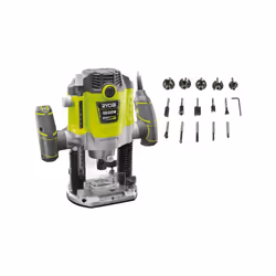 Description générale Le pack RYOBI comprend une défonceuse électrique RYOBI - RRT1600-K et un coffret de 15 fraises panachées ...
