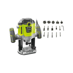 Ryobi - Pack Défonceuse électrique RRT1600-K - 1600W - 254mm - Coffret 15 fraises panachées - RAKRBS15