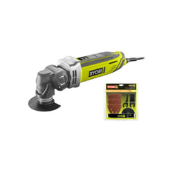 Pack Ryobi Outil multifonctions RMT300-SA - 300W - sac de transport - kit spécial bois 15 pièces - RAK15MT
