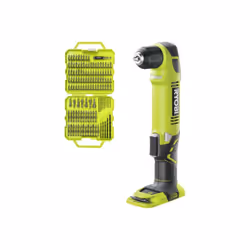 Présentation : Ce pack RYOBI comprend une perceuse-visseuse d'angle RAD1801M 18V One+ sans batterie ni chargeur . Grâce à son ...