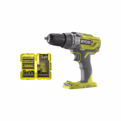 Présentation : Ce pack RYOBI comprend une perceuse à percussion R18PD3-0 - 18V One+ sans batterie ni chargeur parfaite pour l ...