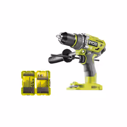 Présentation : Ce pack RYOBI comprend une perceuse-visseuse à percussion R18PD7-0 - Brushless One+ sans batterie ni chargeur ...