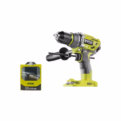 Présentation : Ce pack RYOBI comprend une perceuse-visseuse à percussion R18PD7-0 - Brushless One+ sans batterie ni chargeur ...