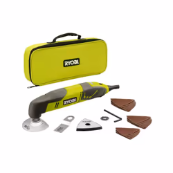 Présentation : Ce pack RYOBI est composé d'un outil multifonctions RYOBI - RMT200S et ses accessoires : un kit 10 triangles a ...