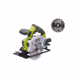 Présentation : Ce pack RYOBI comprend une scie circulaire RWSL1801M - 18V One+ - diamètre 150 mm sans batterie ni chargeur. S ...