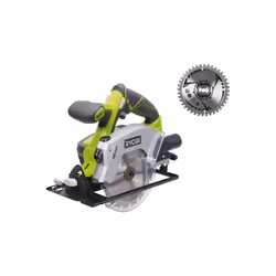 Présentation : Ce pack RYOBI comprend une scie circulaire RWSL1801M - 18V One+ - diamètre 150 mm sans batterie ni chargeur. S ...