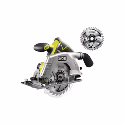 Présentation : Ce pack RYOBI comprend une scie circulaire R18CS-0 - 18V One+ - sans batterie ni chargeur avec un nouveau mote ...