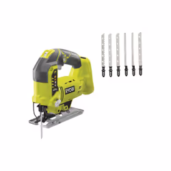Présentation : Ce pack RYOBI comprend une scie sauteuse pendulaire R18JS-0 - 18 V One+ - Sans batterie ni chargeur avec une c ...